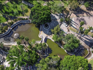 Avanzan trabajos de limpieza del Lago Artificial del tradicional parque Miguel Hidalgo